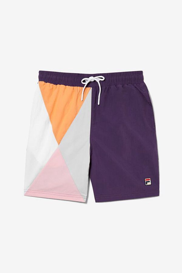 Calção Fila Homem Roxo/Laranja/Cinzentas - Fila Frazer Swim En Portugal,FSHJ-45382